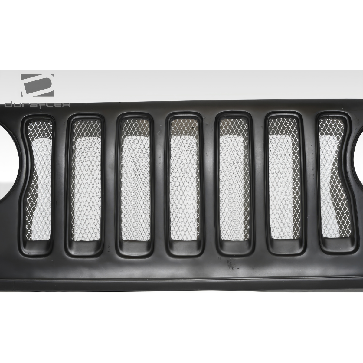 Modify your Jeep Wrangler 2007 with our Exterior/Grilles - Front view of the Jeep grille part