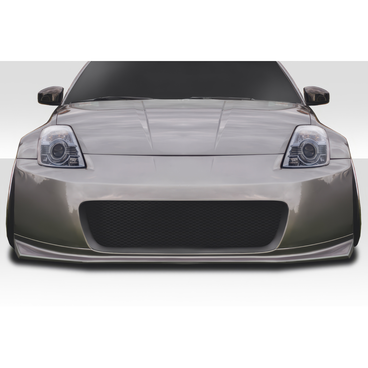 Modify your Nissan 350Z 2003 with our Exterior/Front Bumpers or Lips - Front view of the Nissan 350Z at eye level