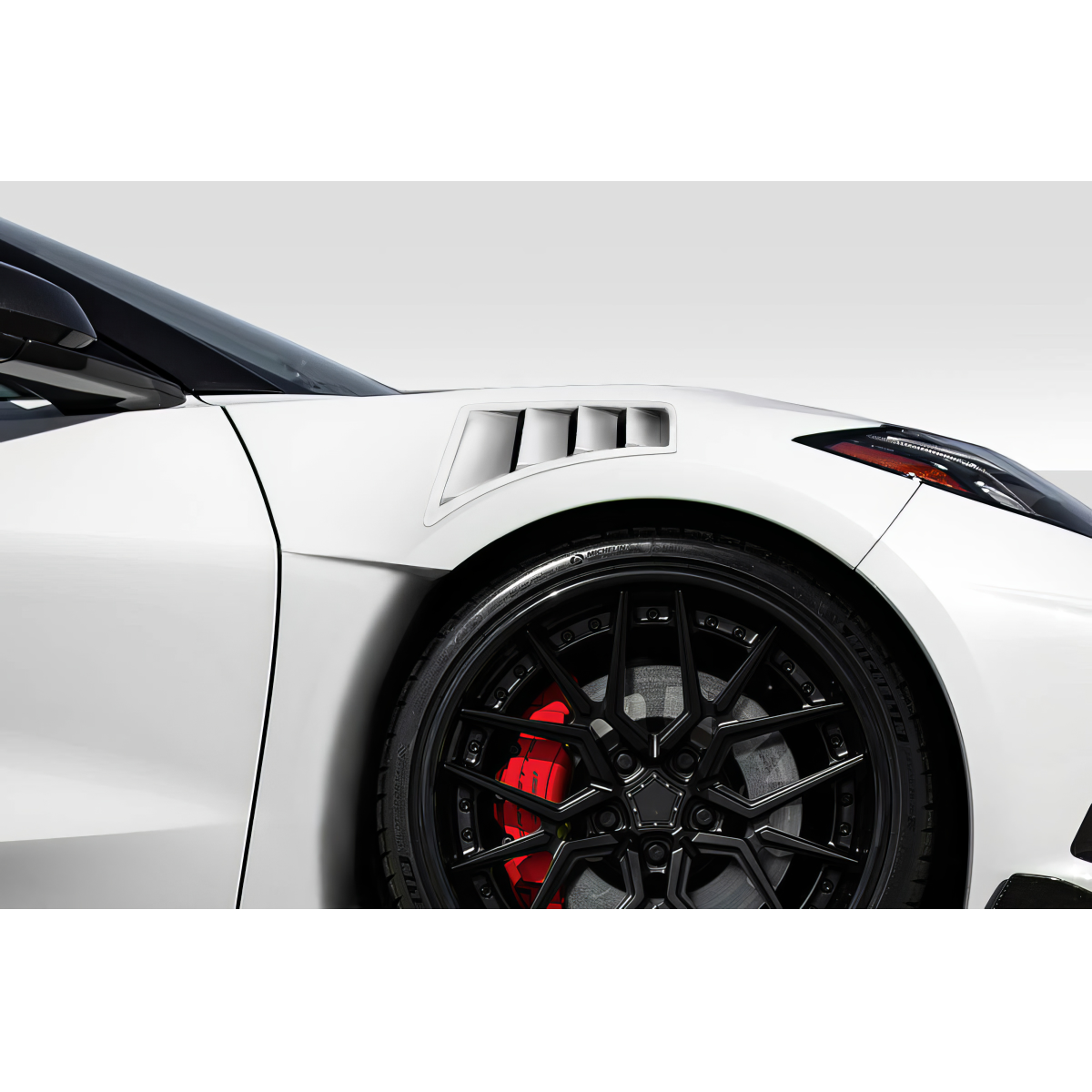 Modify your Chevrolet Corvette 2020 with our Exterior/Fenders - The image shows a side angle view of a car fender