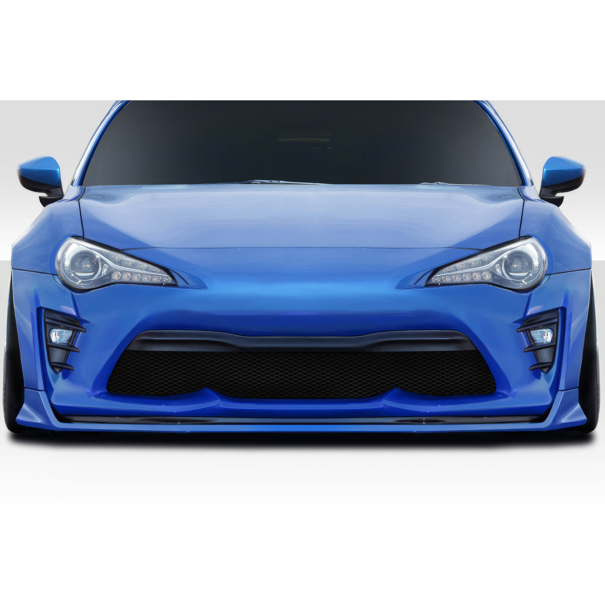 Modify your Toyota 86 2017 with our Exterior/Front Bumpers or Lips - Front view of the vehicle at eye level