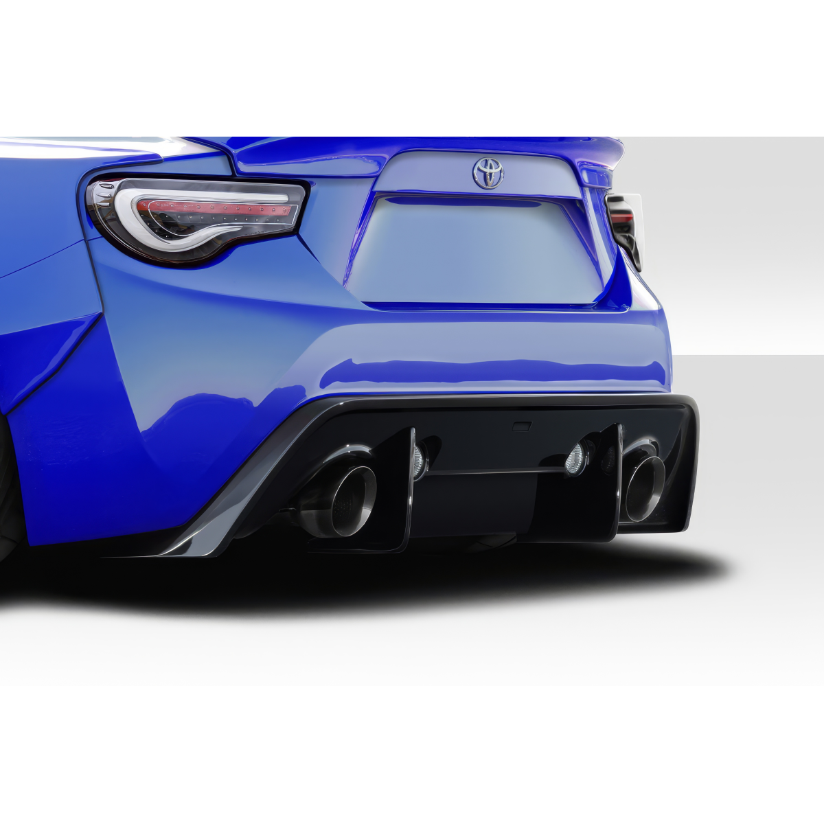 Modify your Subaru BRZ 2013 with our Exterior/Diffusers - Viewed from a low rear angle