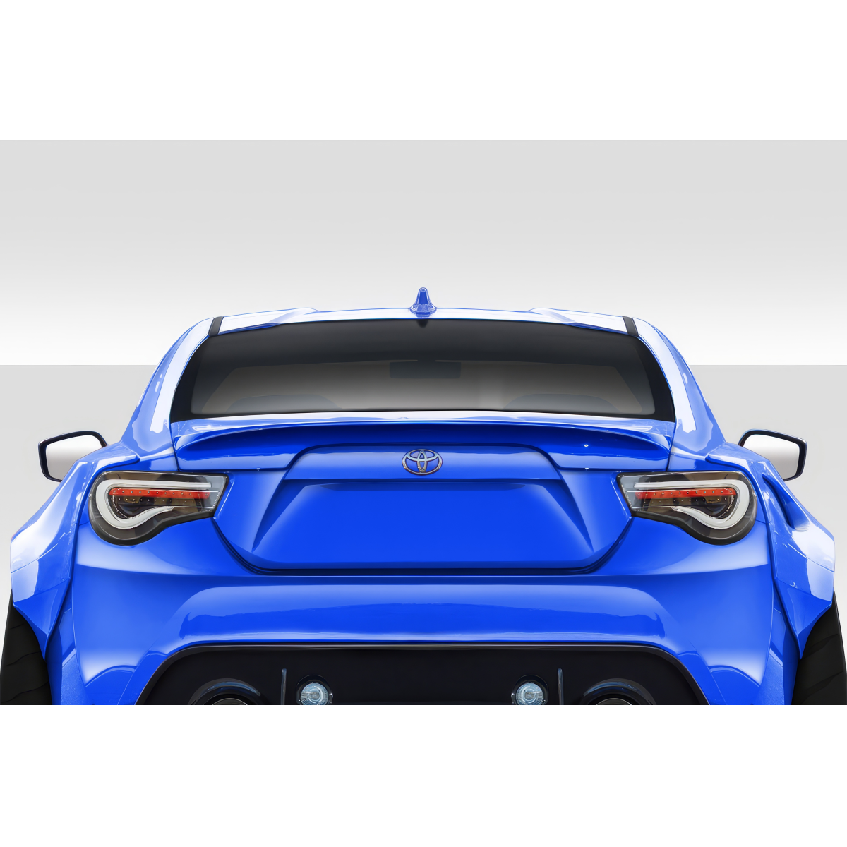 Modify your Subaru BRZ 2013 with our Exterior/Wings - Rear view angle of the vehicle