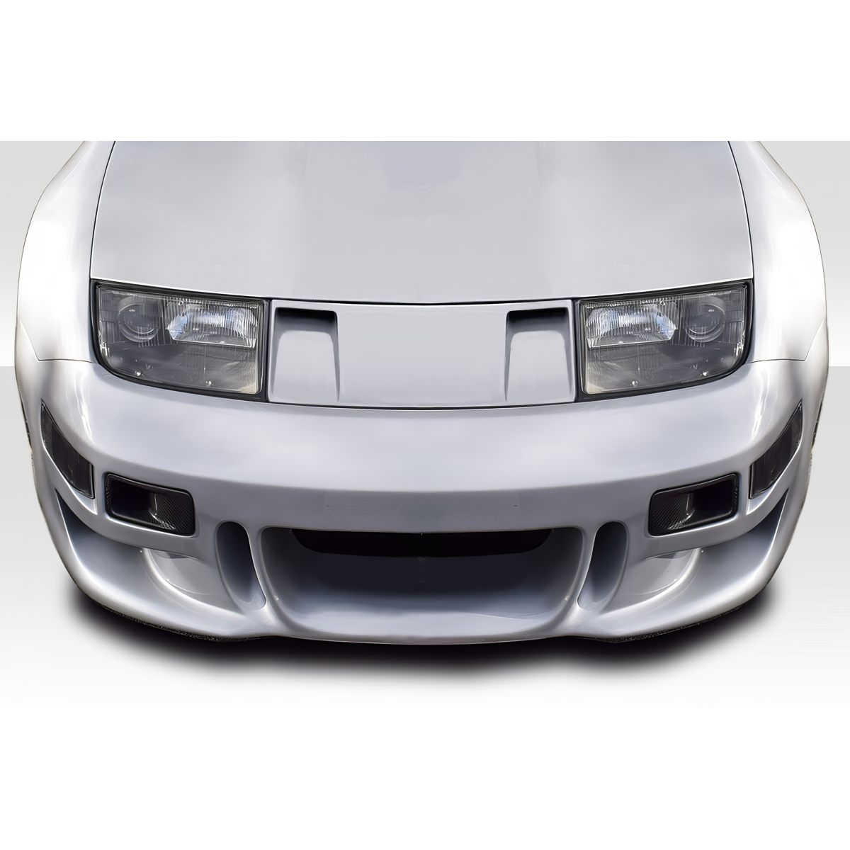 Modify your Nissan 300ZX 1990 with our Exterior/Grilles - Frontal view of the vehicle at eye level