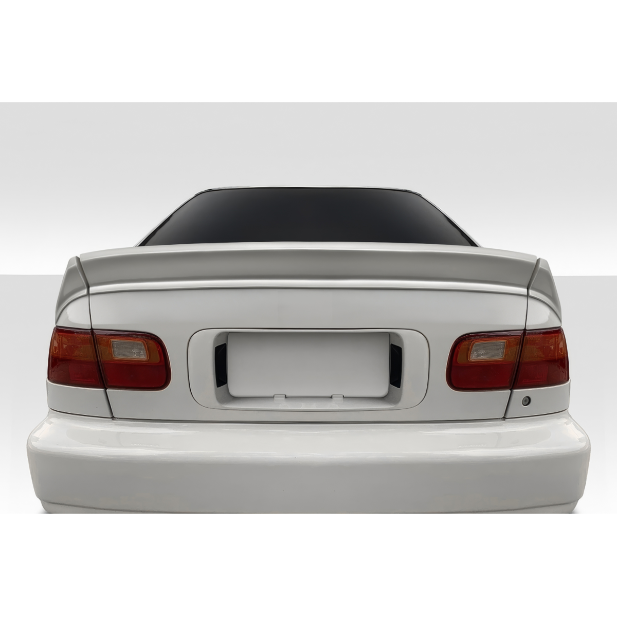 Modify your Honda Civic 1992 with our Exterior/Wings - Rear view of the vehicle straight on