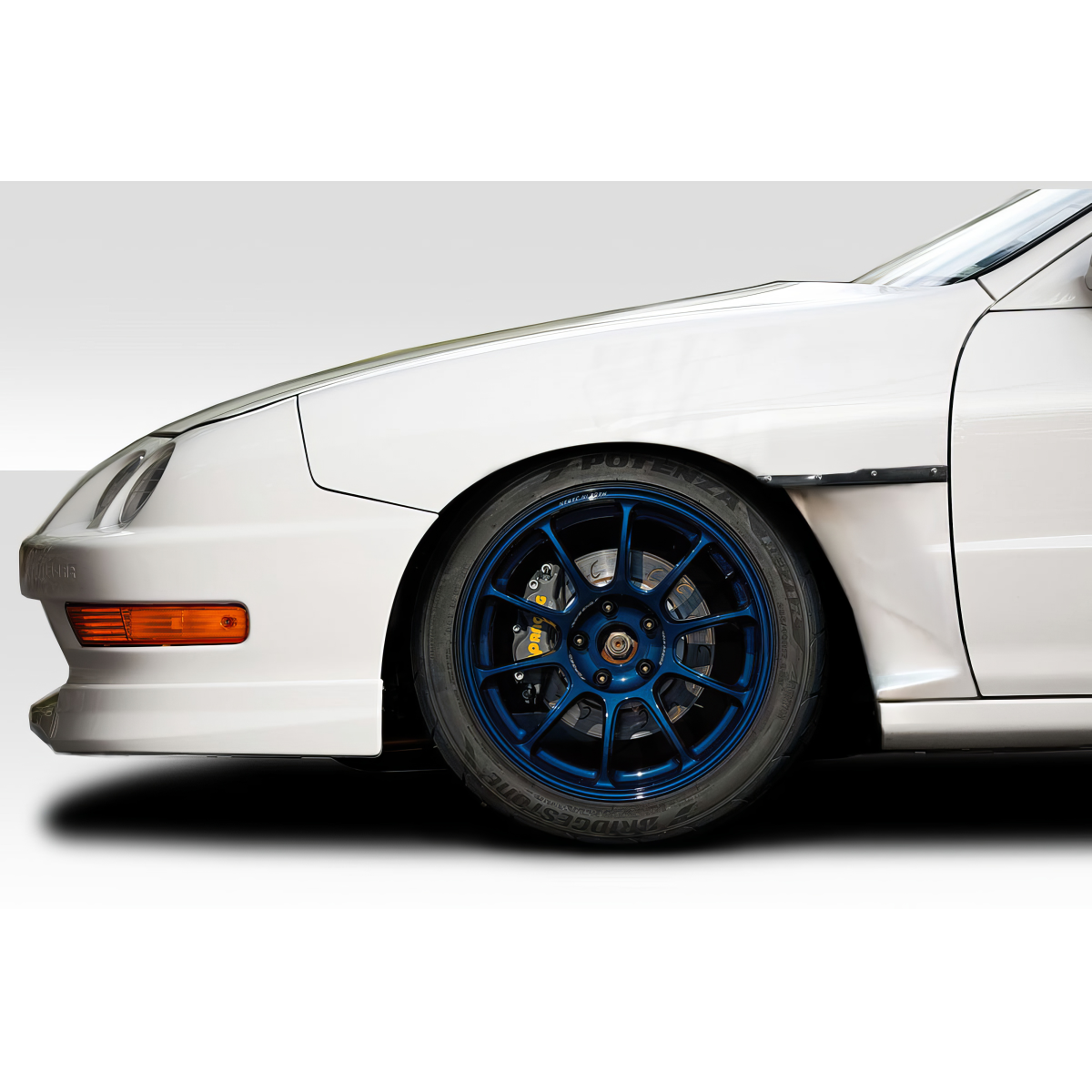 Modify your Acura Integra 1994 with our Exterior/Fenders - Image shows vehicle part at a side angle