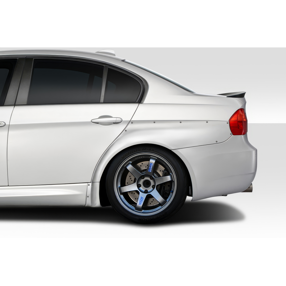 Modify your BMW 3-Series 2006 with our Exterior/Fenders - The image shows a side angle view of a car