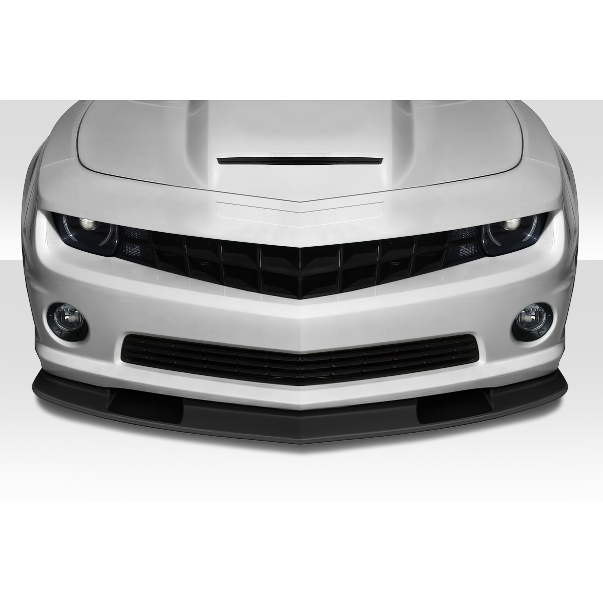 Modify your Chevrolet Camaro 2010 with our Exterior/Front Bumpers or Lips - Front view straight angle of the vehicle part