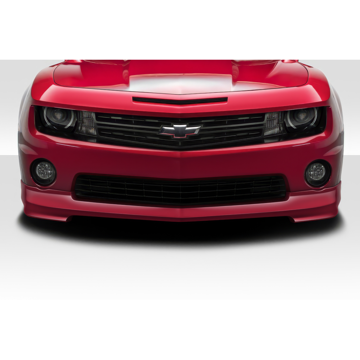 Modify your Chevrolet Camaro 2010 with our Exterior/Front Bumpers or Lips - Front view of a car at a straight angle