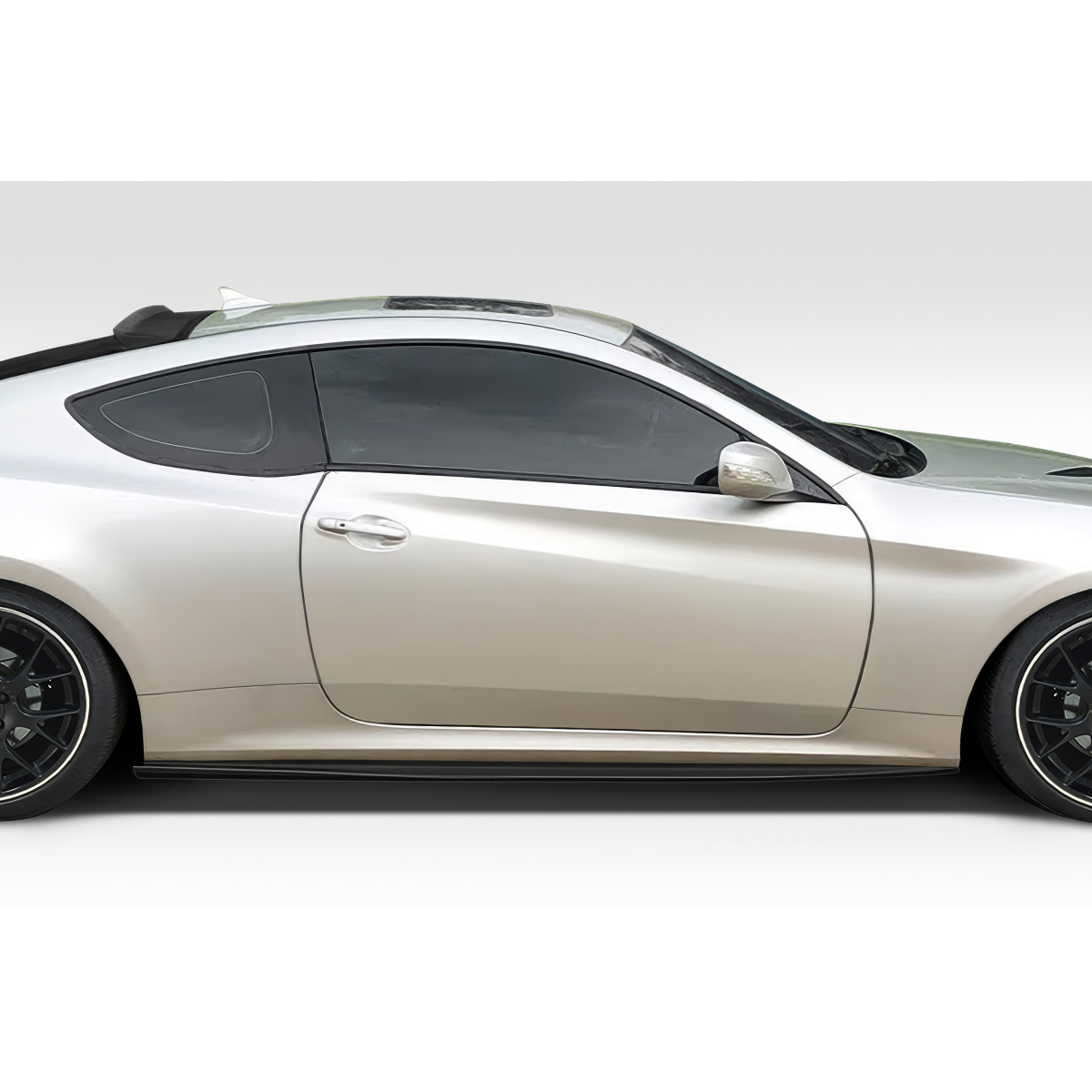 Modify your Genesis G70 2010 with our Exterior/Side Skirts - The image shows a side view of the vehicle