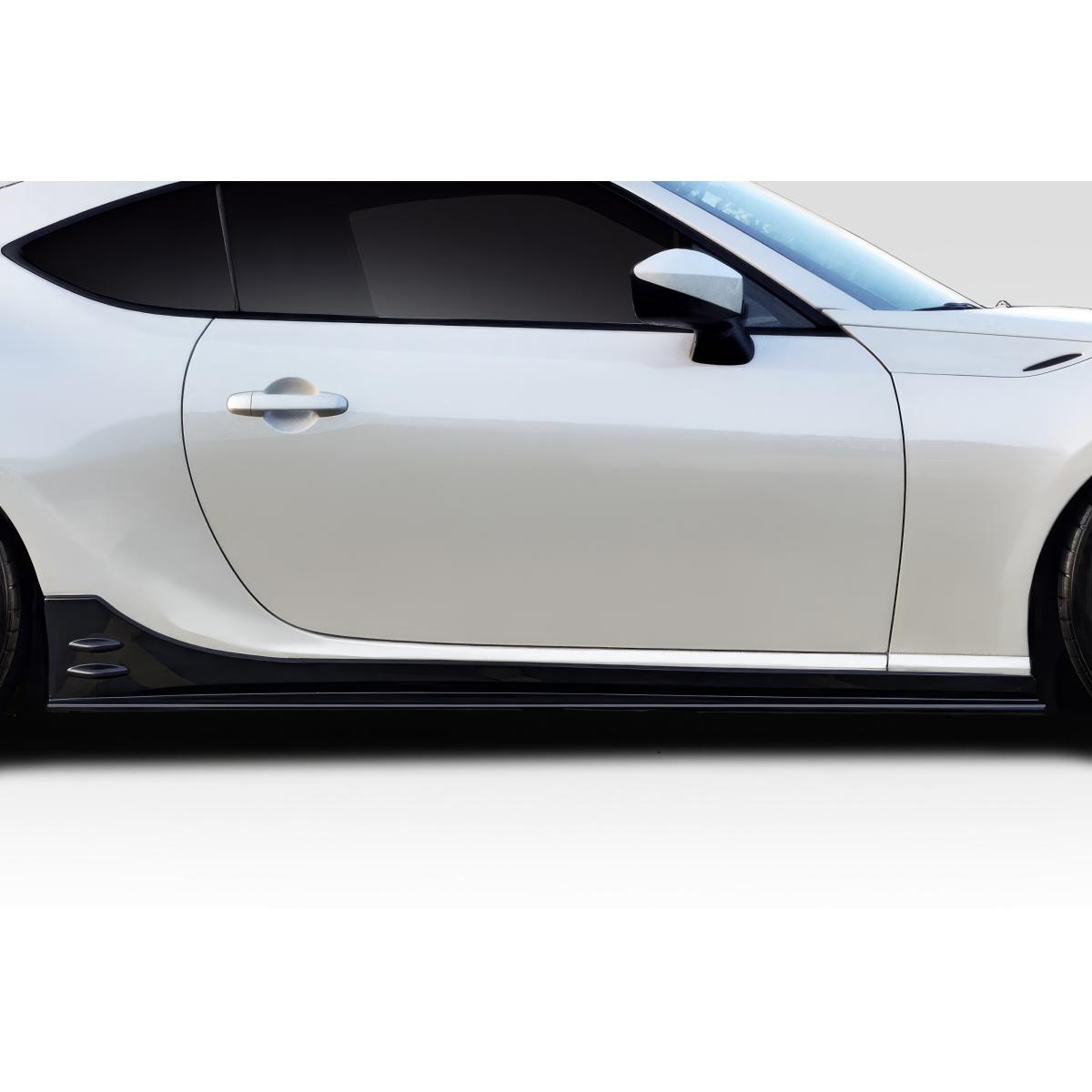 Modify your Subaru BRZ 2013 with our Exterior/Side Skirts - Side view of vehicle showing side skirts at 90 degrees