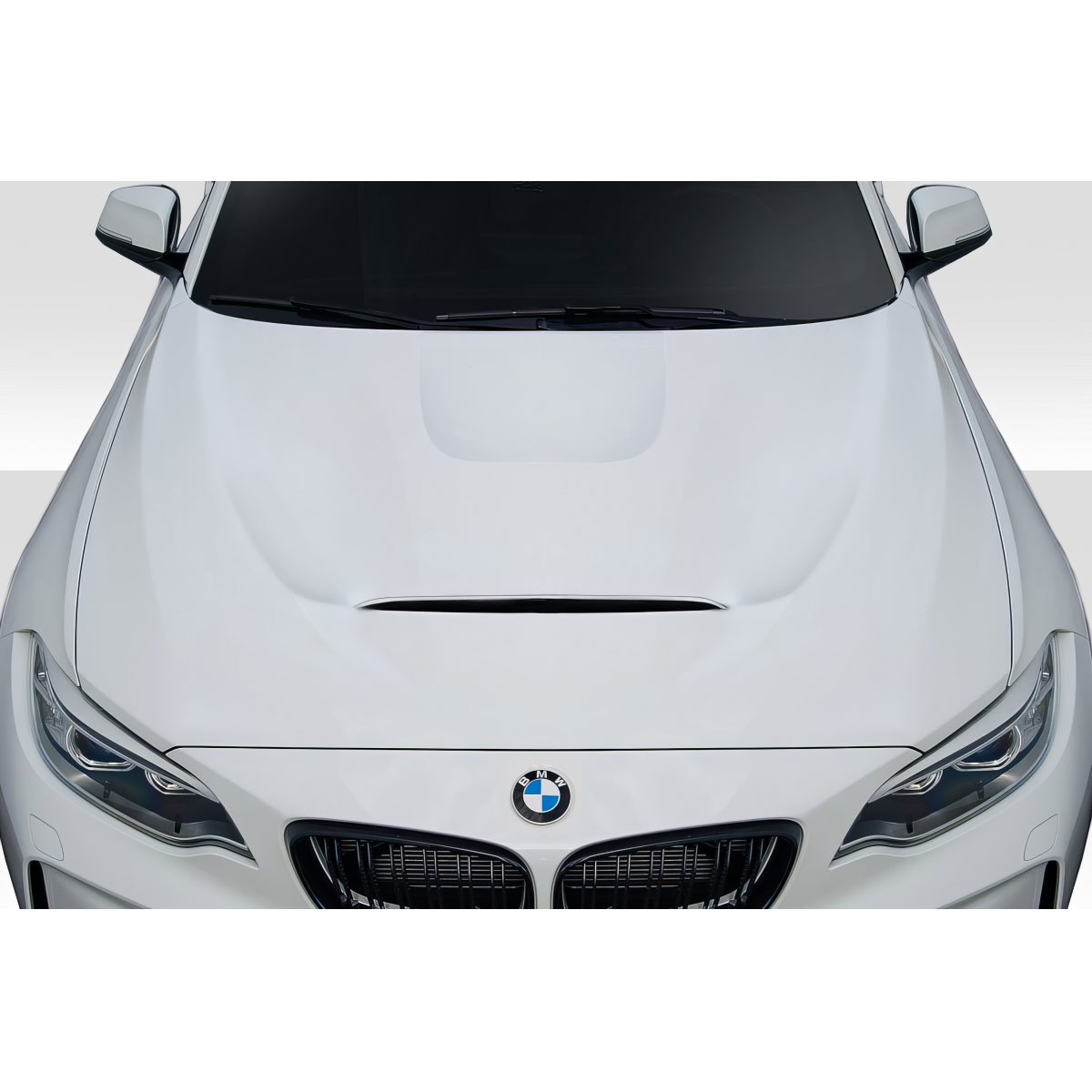 Modify your BMW 2-Series 2014 with our Exterior/Hoods - Top view of BMW 2 Series hood