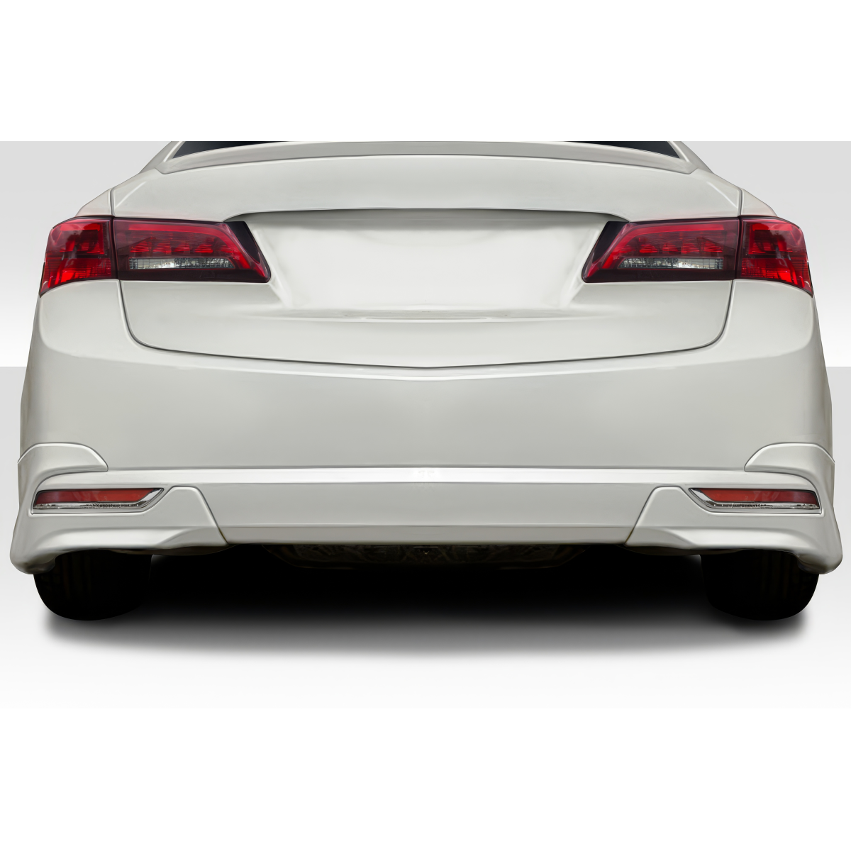 Modify your Acura TLX 2015 with our Exterior/Rear Bumpers or Lips - Rear view of vehicle from straight on