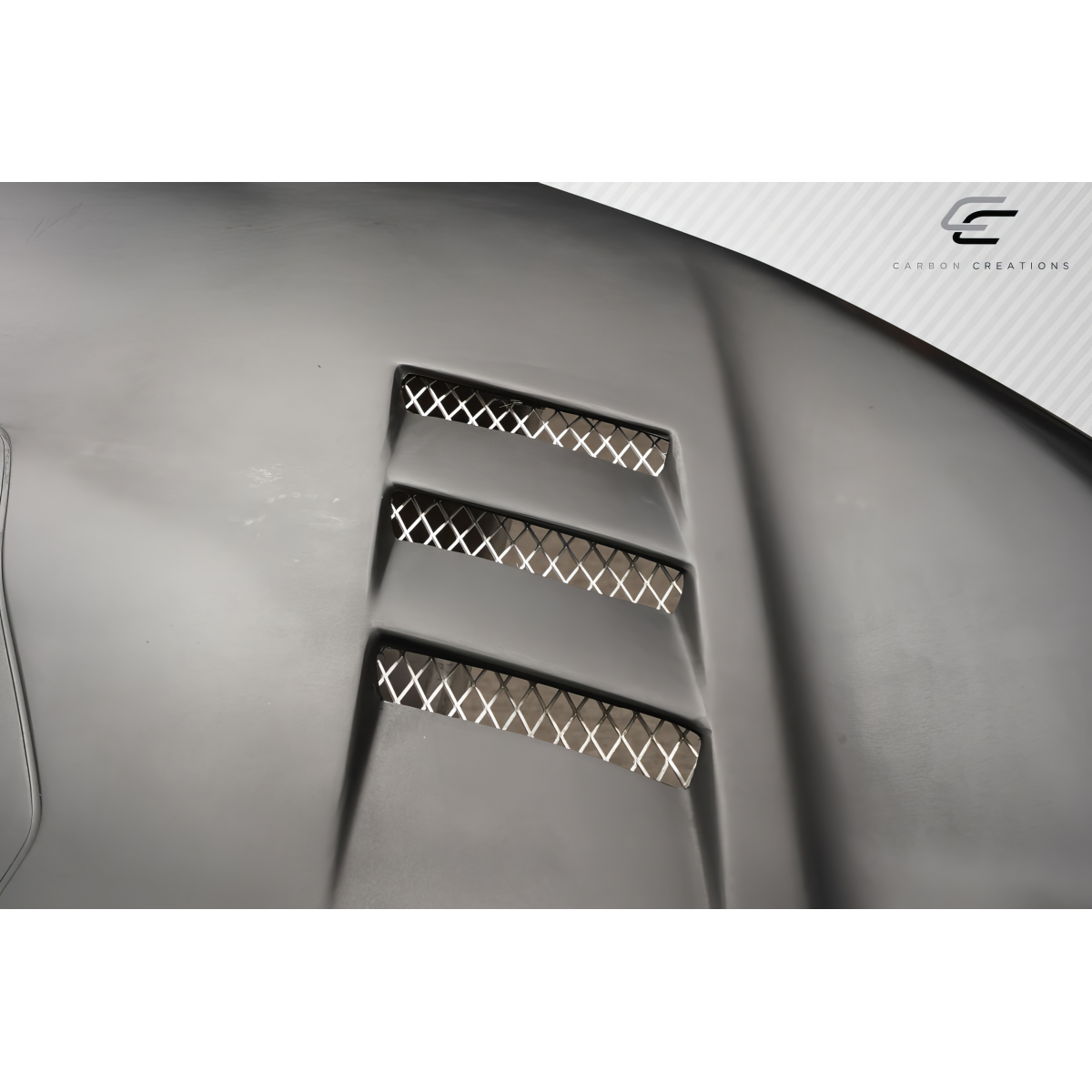 Modify your Honda Civic 2016 with our Exterior/Hoods - Top down angle view of the hood vents