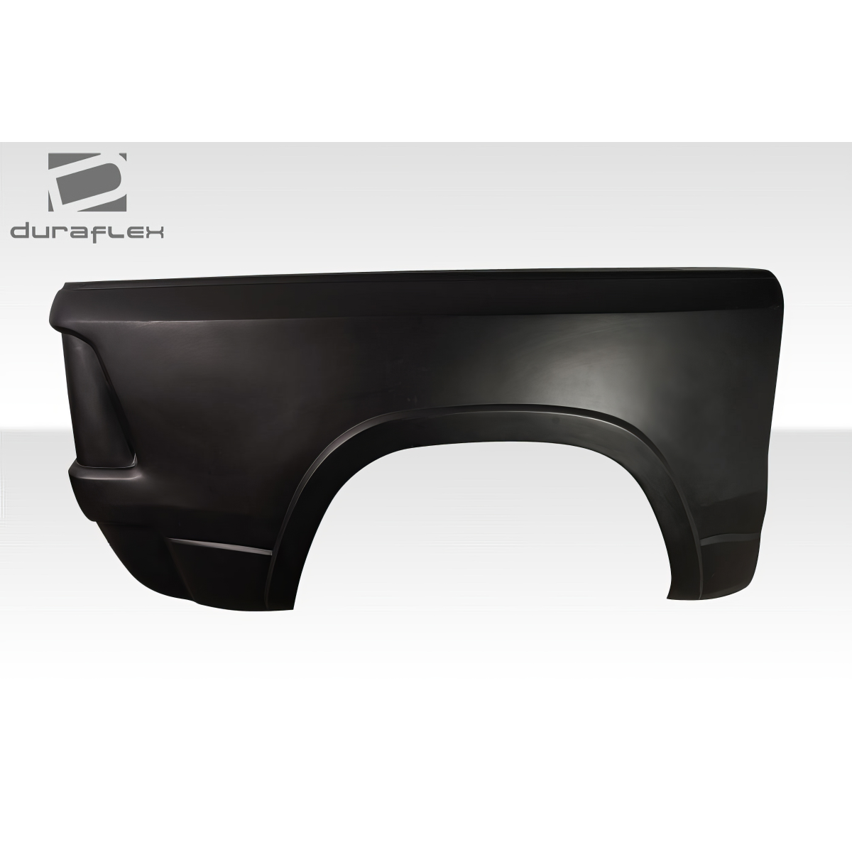 Modify your Dodge Ram 2019 with our Exterior/Fenders - Side view of rear fender part shows profile angle