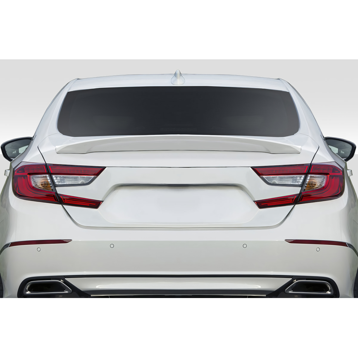 Modify your Honda Accord 2018 with our Exterior/Wings - Image shows rear view of vehicle at eye level