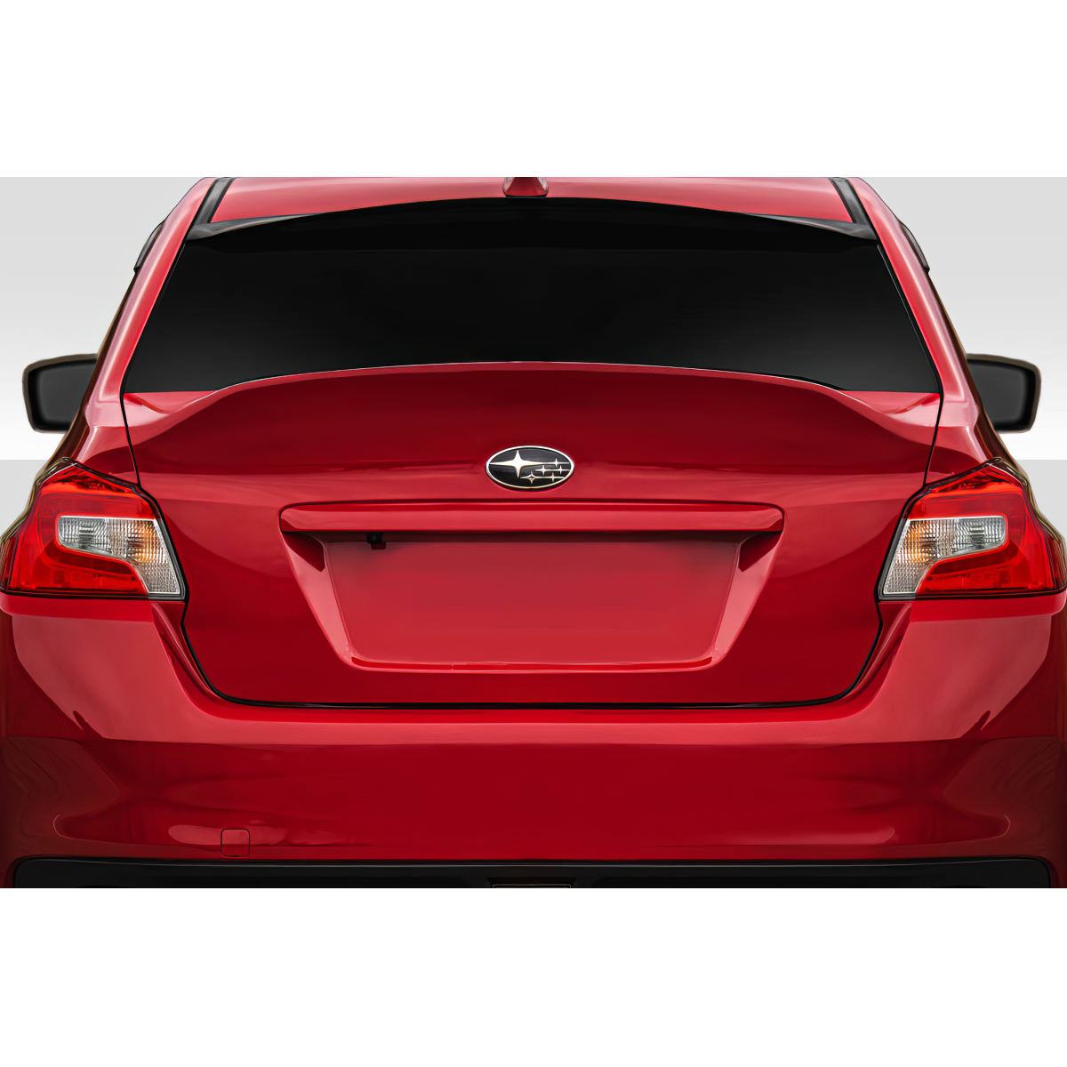 Modify your Subaru Impreza 2015 with our Exterior/Trunks - Rear view of the Subaru Impreza at a straight angle