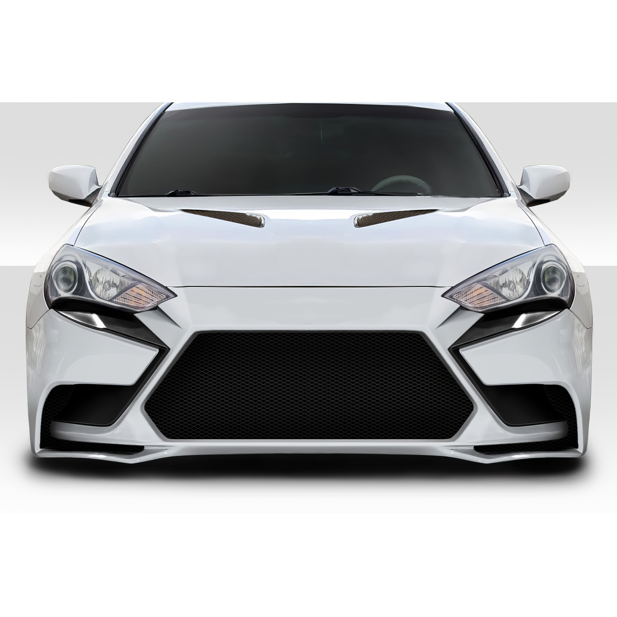 Modify your Genesis G70 2013 with our Exterior/Front Bumpers or Lips - Front view of aftermarket car bumper