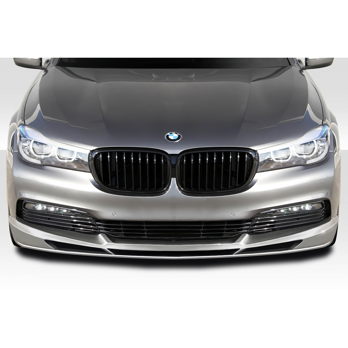 Modify your BMW 7-Series 2016 with our Exterior/Front Bumpers or Lips - Frontal view of a BMW 7 Series car part