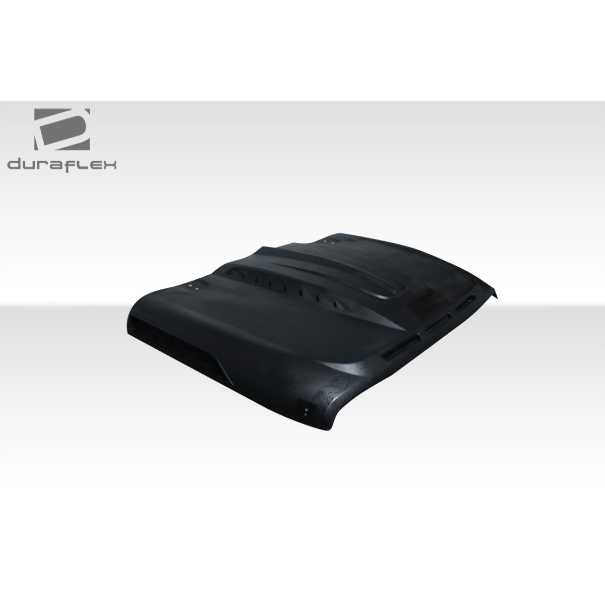 Modify your Jeep Gladiator 2018 with our Exterior/Hoods - The part is shown at a slight angle from above