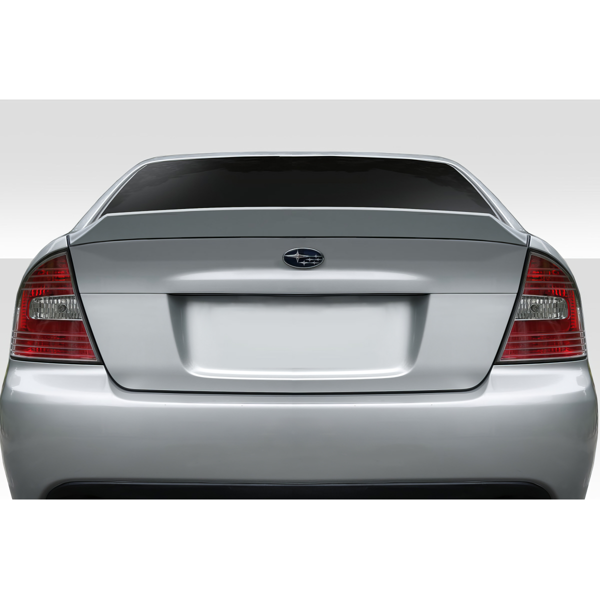 Modify your Subaru Legacy 2005 with our Exterior/Wings - Rear view of the Subaru Legacy at straight angle