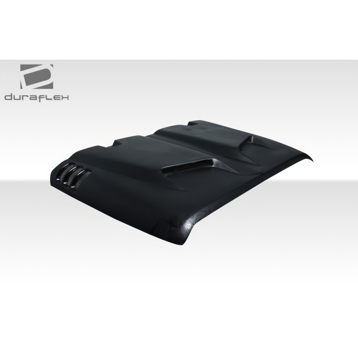 Modify your Jeep Wrangler 2007 with our Exterior/Hoods - Angled view of Jeep hood part from side