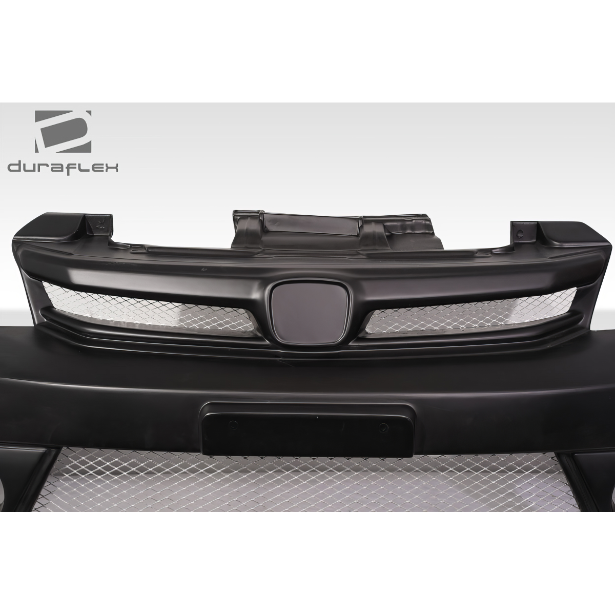Modify your Honda Civic 2012 with our Exterior/Front Bumpers or Lips - Front view showing bumper design and shape