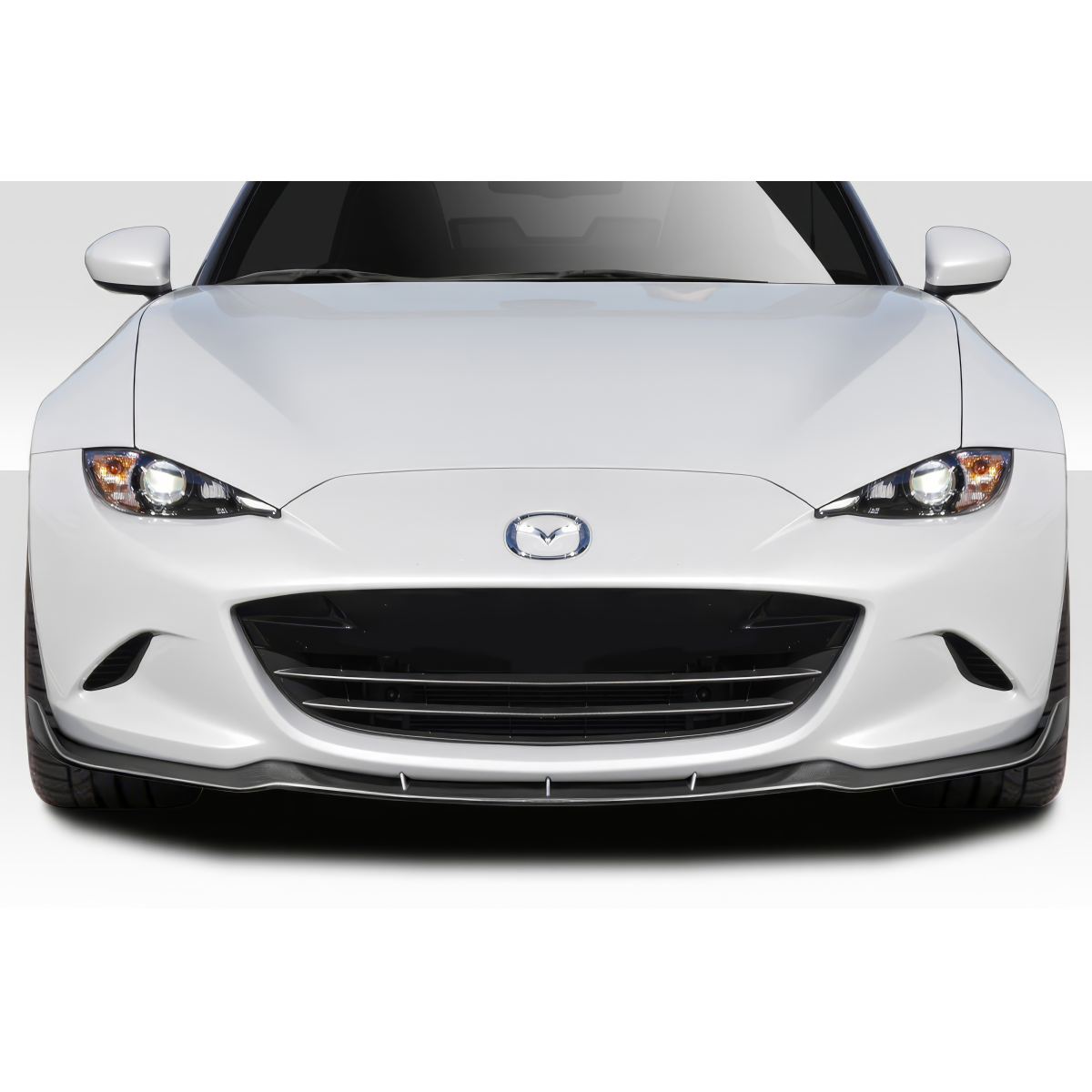 Modify your Mazda Miata 2016 with our Exterior/Front Bumpers or Lips - Front view of car at eye level