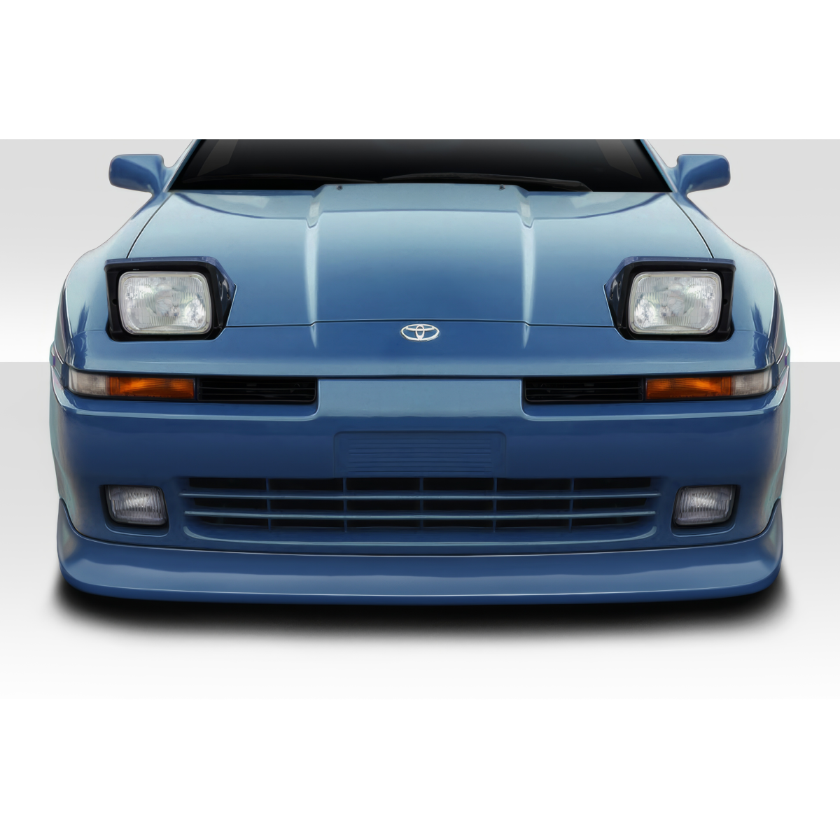 Modify your Toyota Supra 1986 with our Exterior/Front Bumpers or Lips - Front view of the vehicle seen at eye level