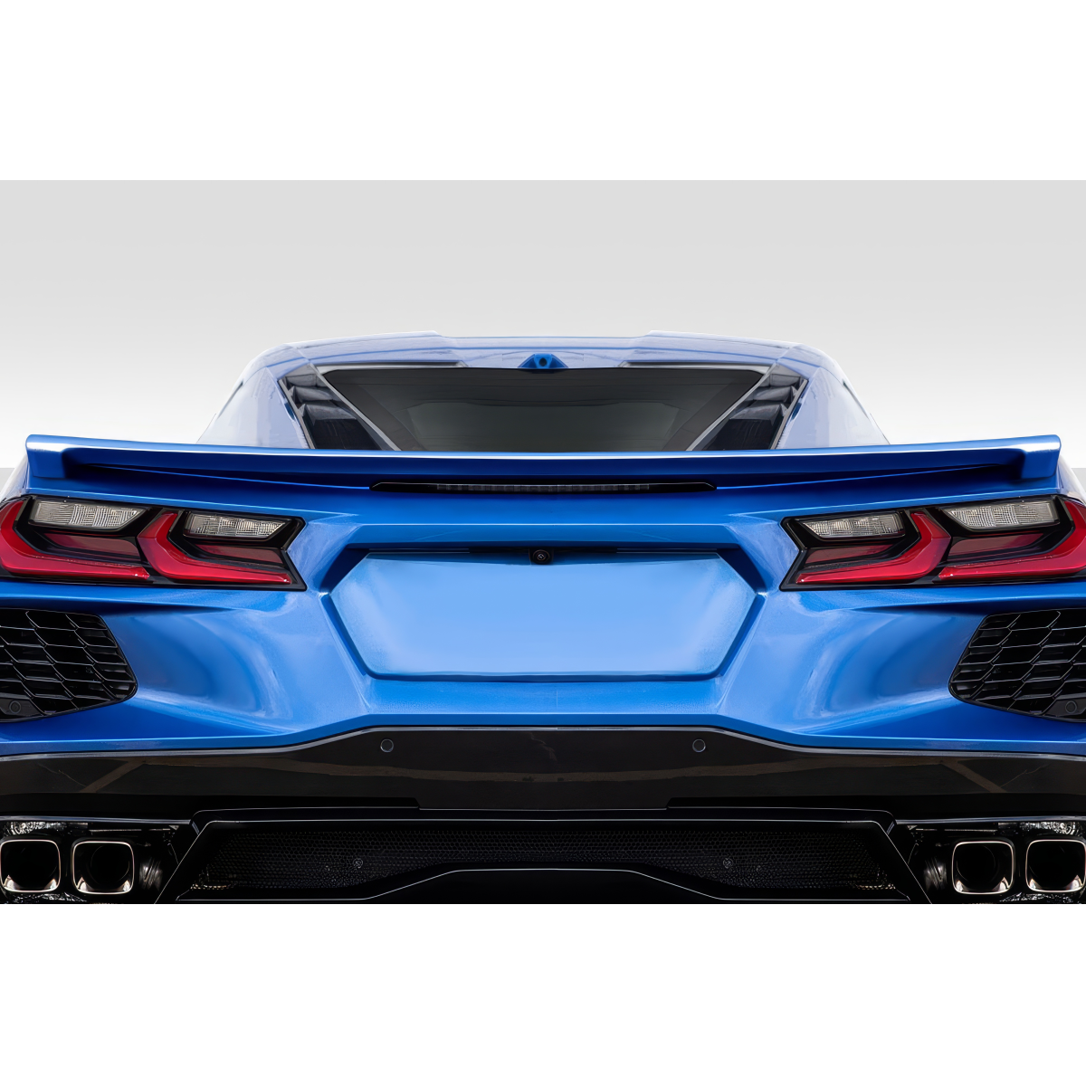 Modify your Chevrolet Corvette 2020 with our Exterior/Wings - Rear view of vehicle at eye level angle