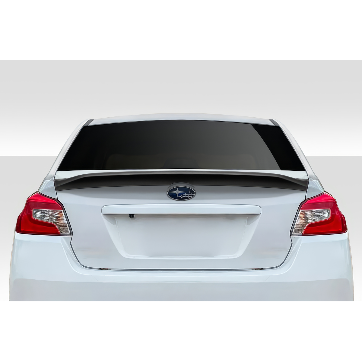 Modify your Subaru Impreza 2015 with our Exterior/Wings - Rear view angle of the Subaru Impreza