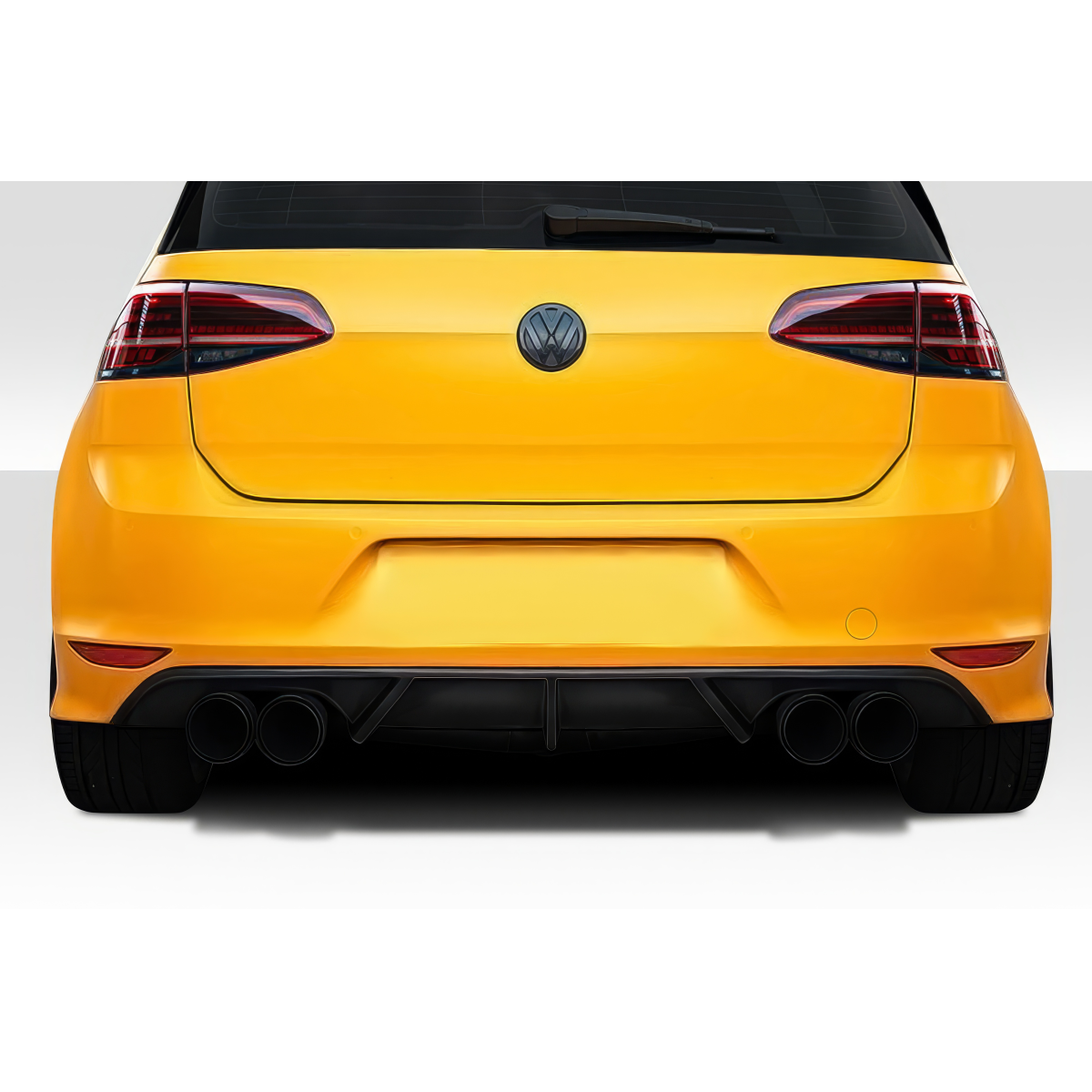 Modify your Volkswagen Golf 2015 with our Exterior/Diffusers - Rear view of vehicle from eye level angle