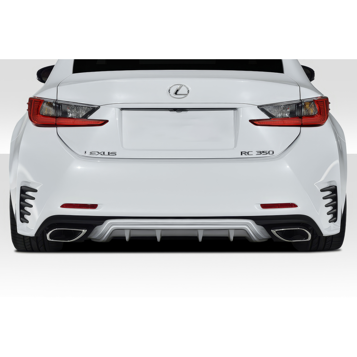 Modify your Lexus RC 2015 with our Exterior/Diffusers - Rear angle view of the Lexus RC diffuser