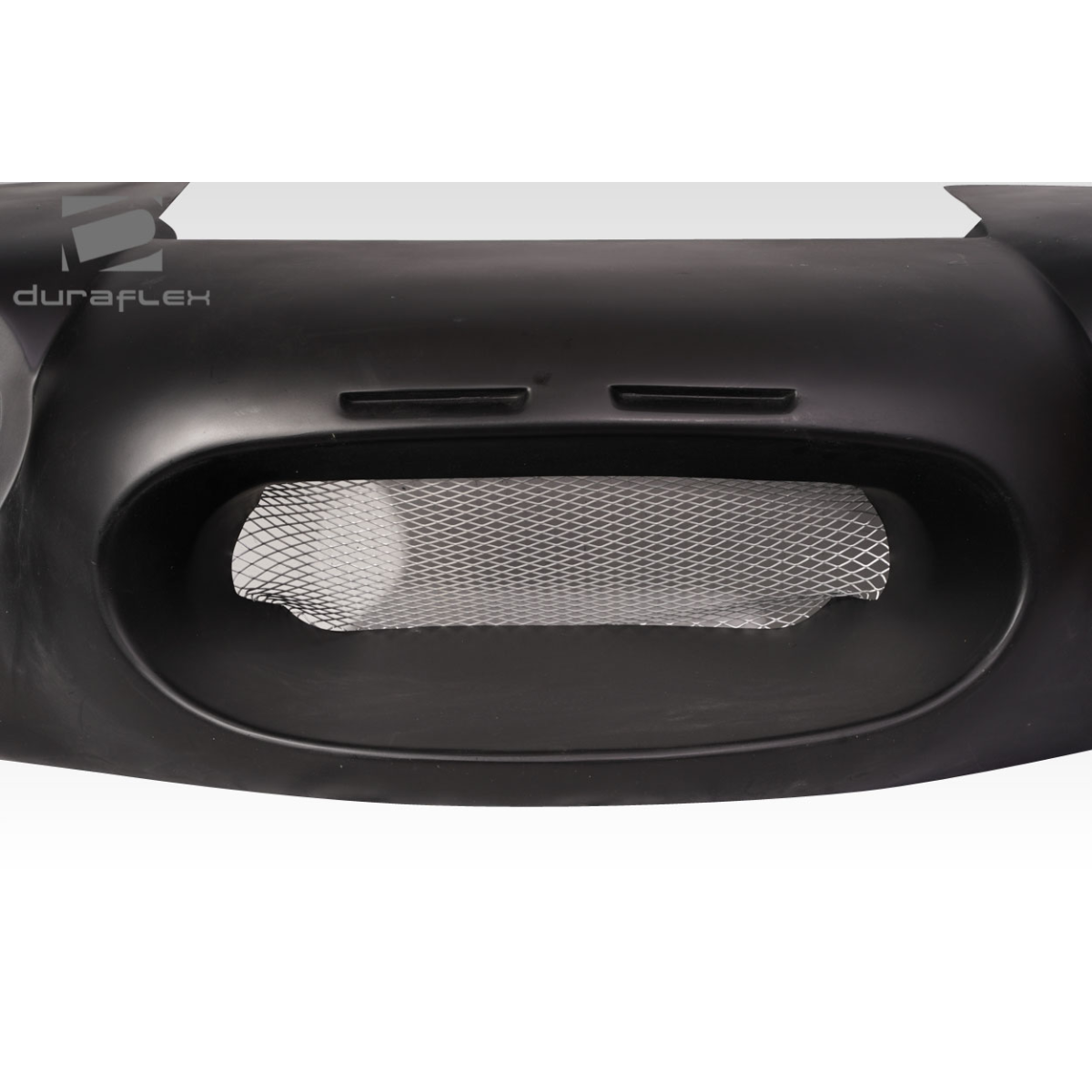 Modify your Mazda Miata 1990 with our Exterior/Front Bumpers - Front view of bumper part showcasing mesh design