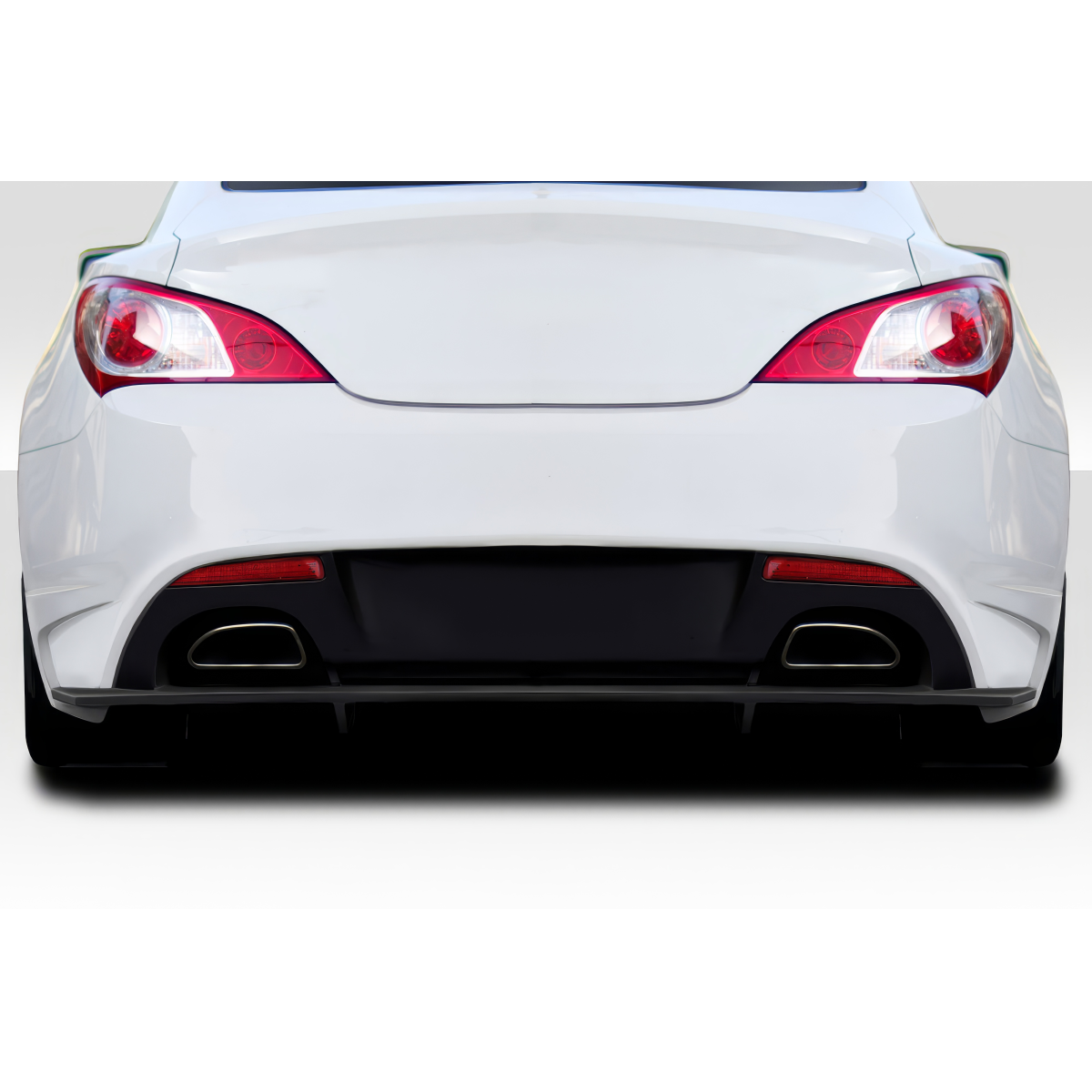 Modify your Genesis G70 2010 with our Exterior/Rear Bumpers or Lips - Rear view straight angle of the vehicle