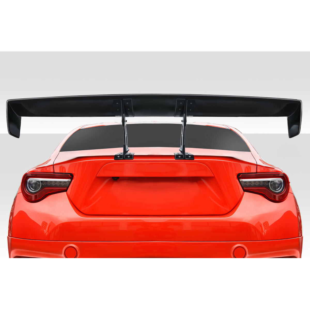 Modify your Subaru BRZ 2013 with our Exterior/Wings - Rear view angle showcasing the wing design