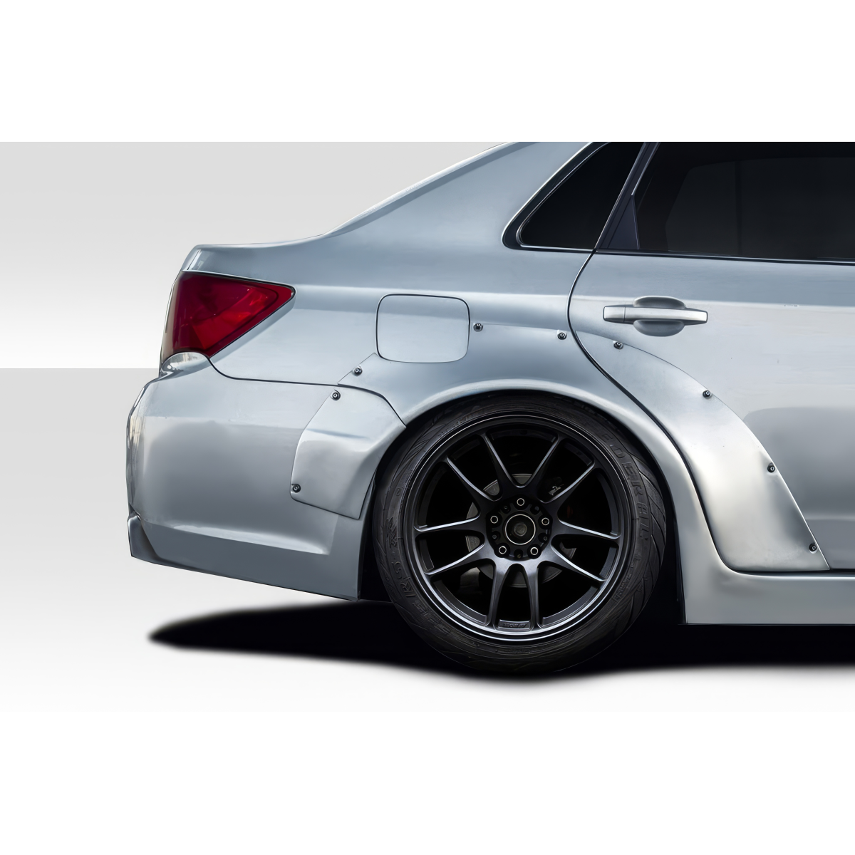 Modify your Subaru Impreza 2011 with our Exterior/Fenders - Rear angle view of modified Subaru Impreza fender