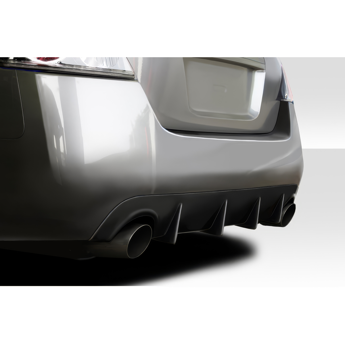 Modify your Nissan Altima 2007 with our Exterior/Diffusers - Viewed at a low rear angle showcasing the diffuser