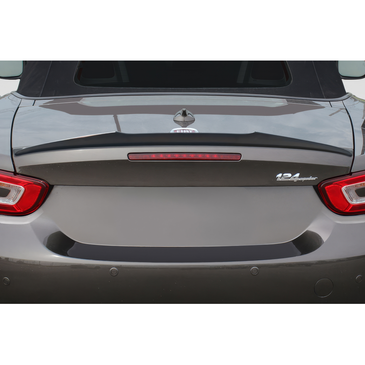 Modify your Fiat 124 Spider 2017 with our Exterior/Wings - View of rear wing spoiler from above