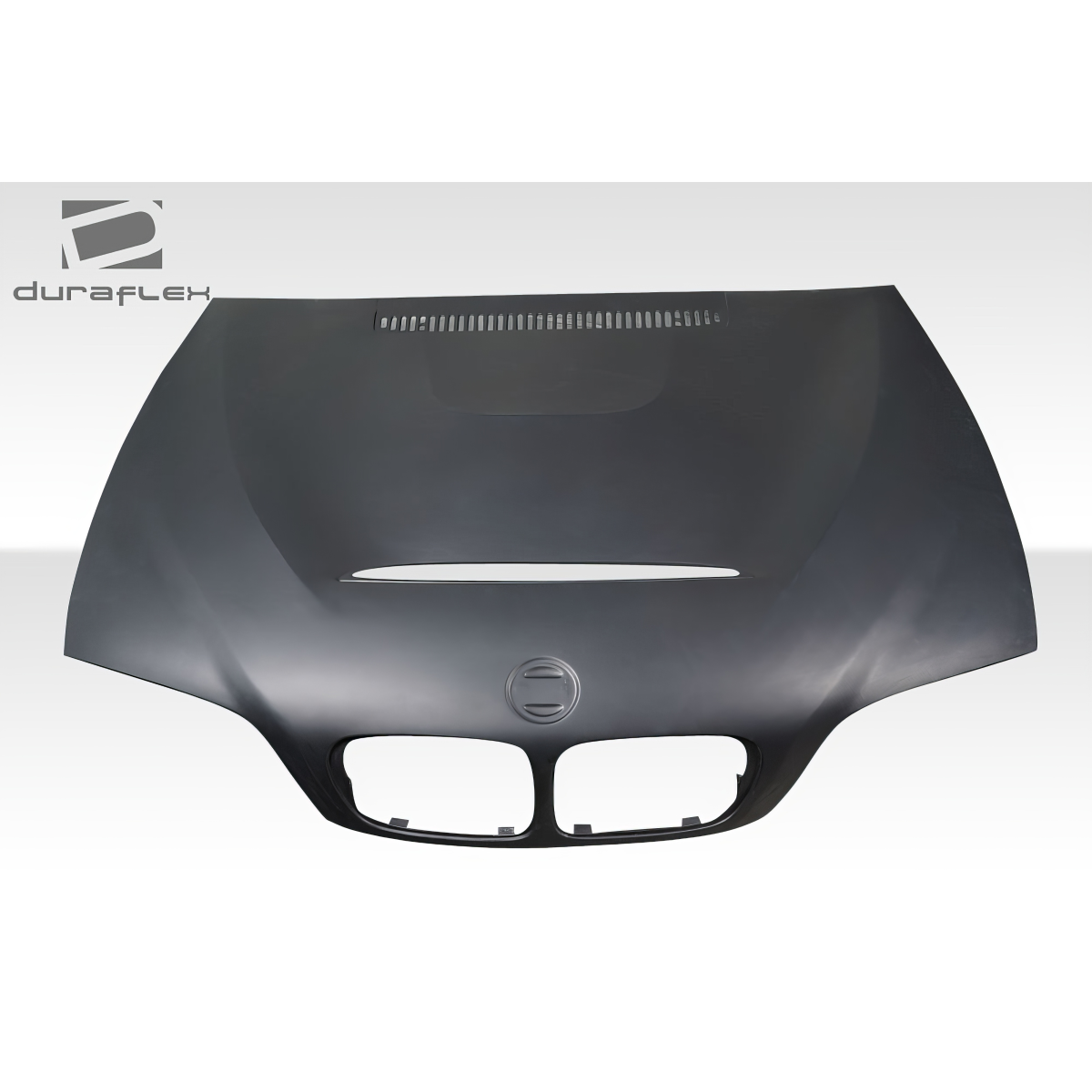 Modify your BMW 3-Series 2000 with our Exterior/Hoods - Front view of the car hood angled slightly down