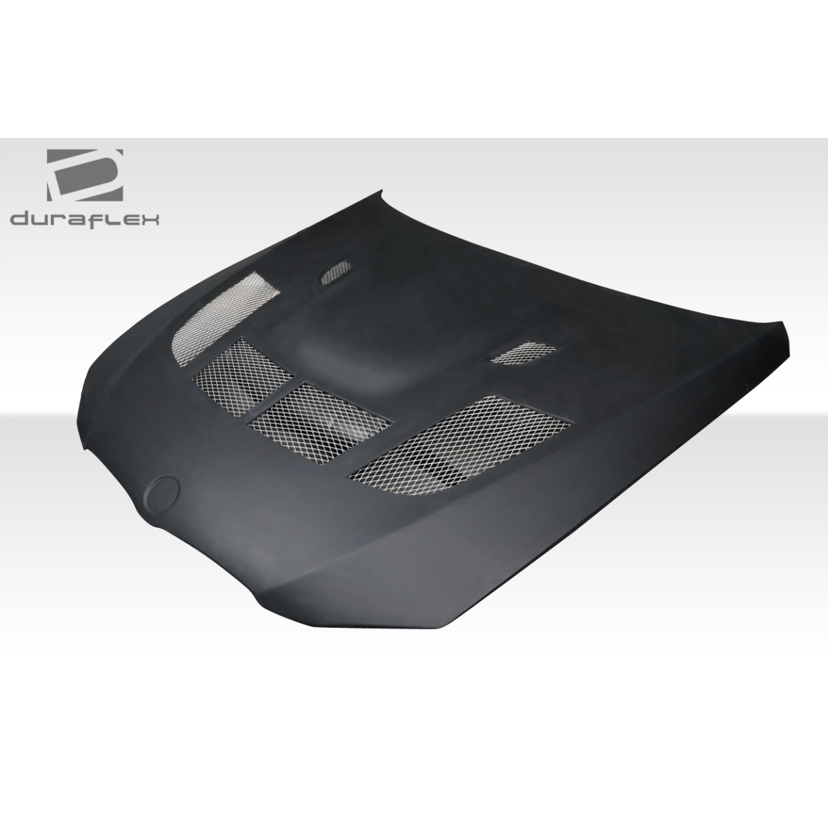 Modify your BMW M3 2008 with our Exterior/Hoods - Angled view of the hood part from the front