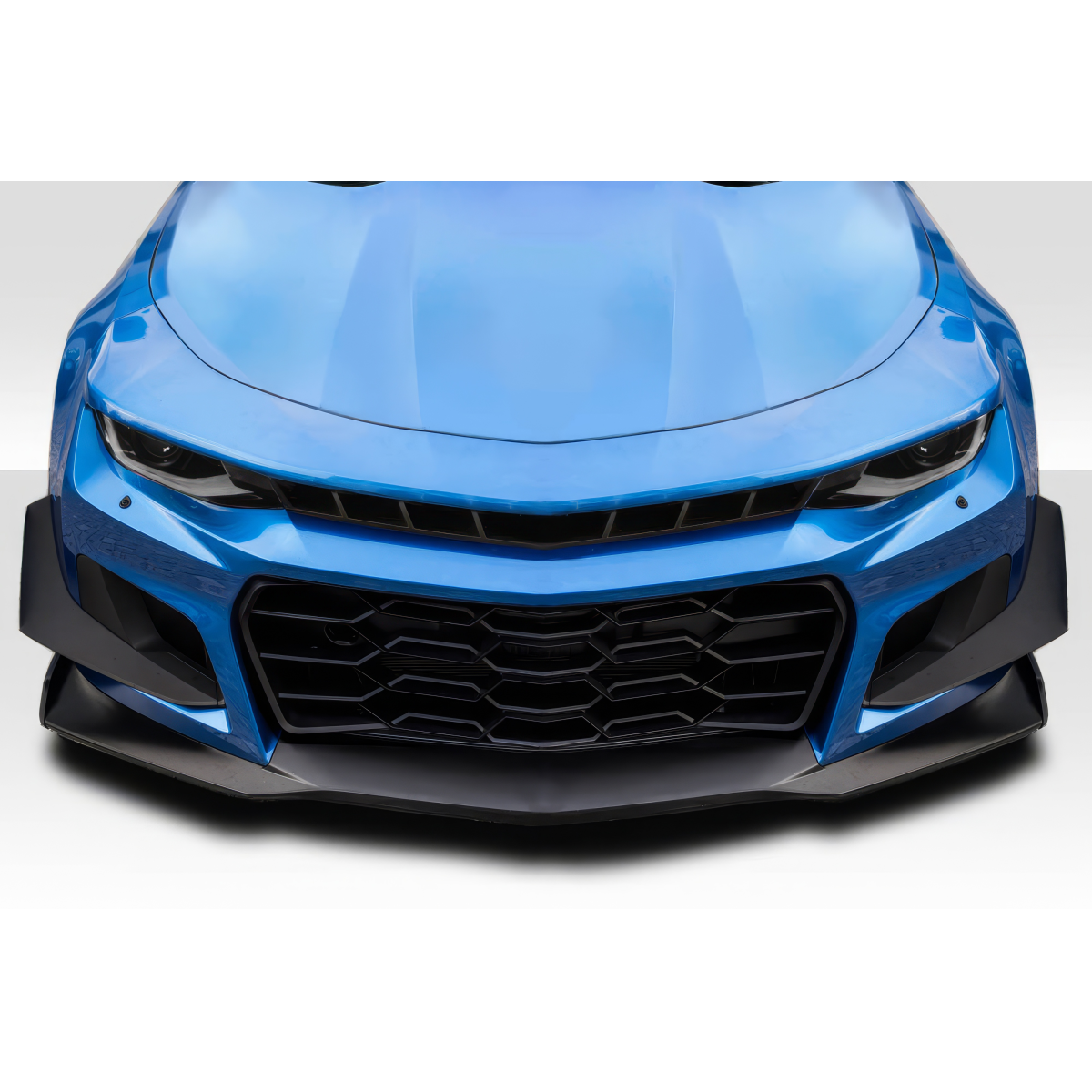 Modify your Chevrolet Camaro 2016 with our Exterior/Front Bumpers or Lips - Front view angle of the Chevrolet Camaro part