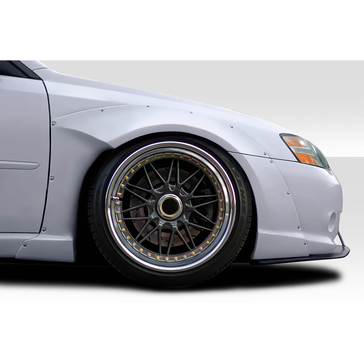 Modify your Subaru Legacy 2005 with our Exterior/Fenders - Side angle view of the vehicle fender