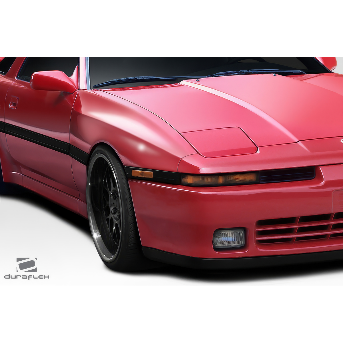 Modify your Toyota Supra 1986 with our Exterior/Fenders - Front angle view of the car fender