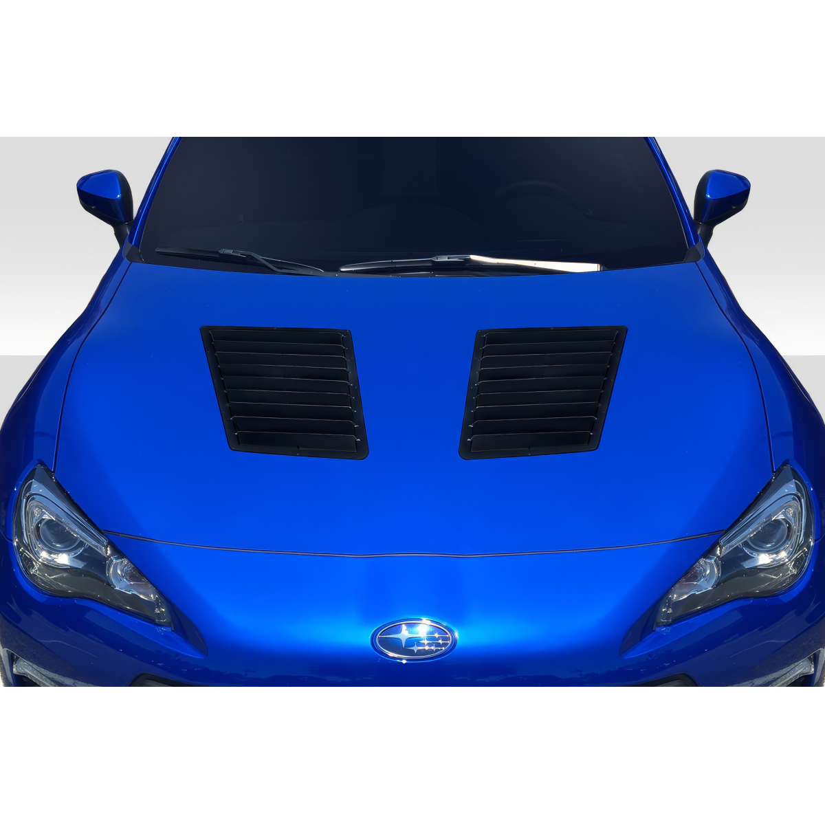 Modify your Subaru BRZ 2013 with our Exterior/Hoods - Top down view focused on hood and vents