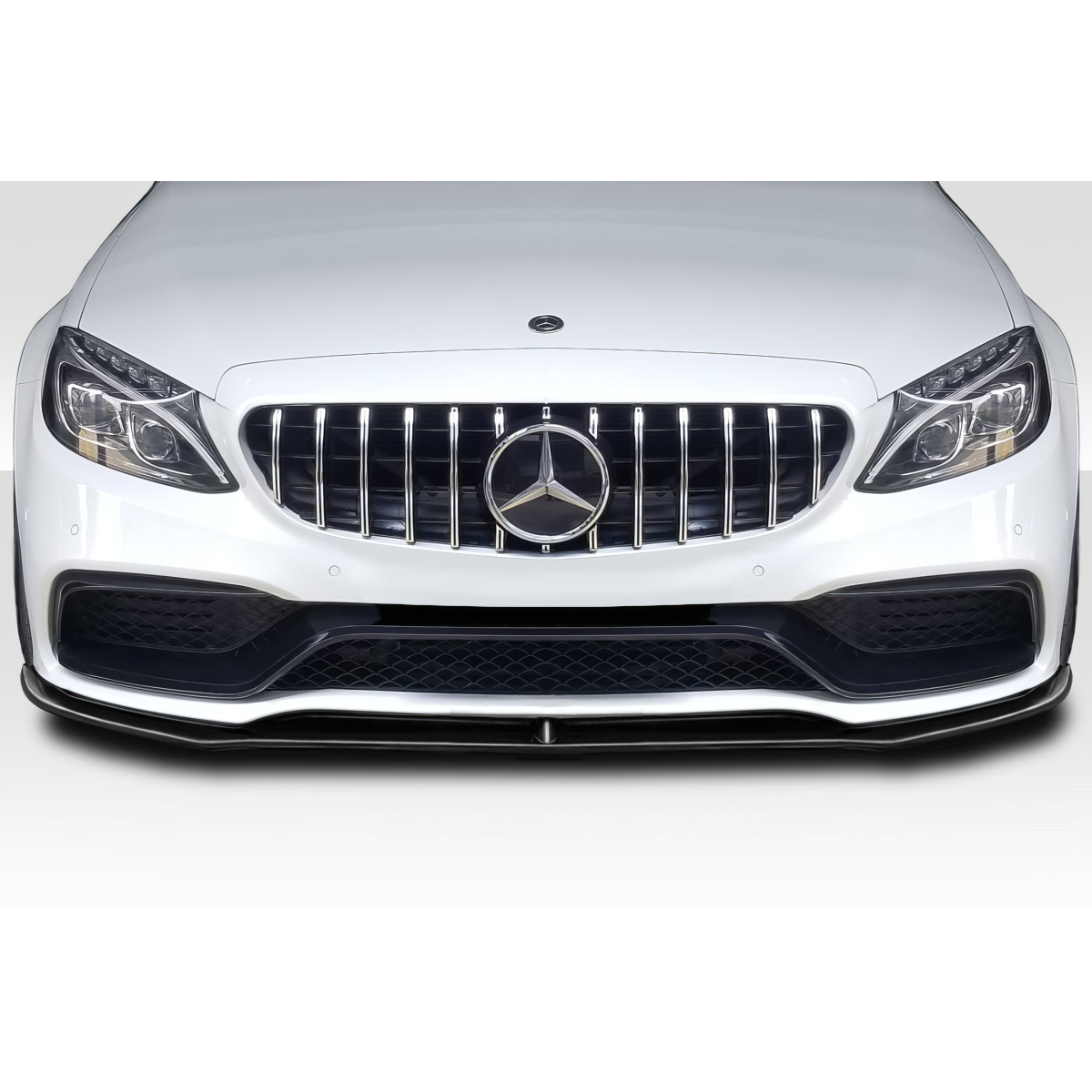 Modify your Mercedes-Benz C300 2015 with our Exterior/Front Bumpers or Lips - Front view at a straight angle