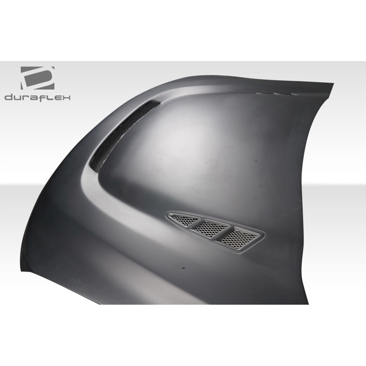 Modify your Jeep Cherokee 2011 with our Exterior/Hoods - Viewing angle from the front and slightly above