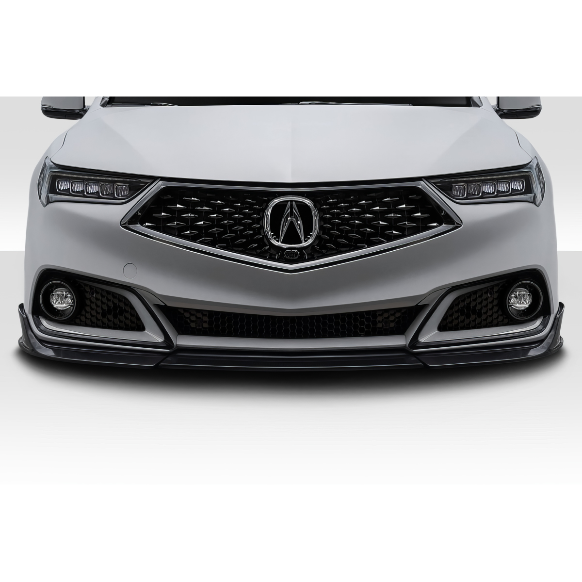 Modify your Acura TLX 2018 with our Exterior/Front Bumpers or Lips - Front view at a straight angle