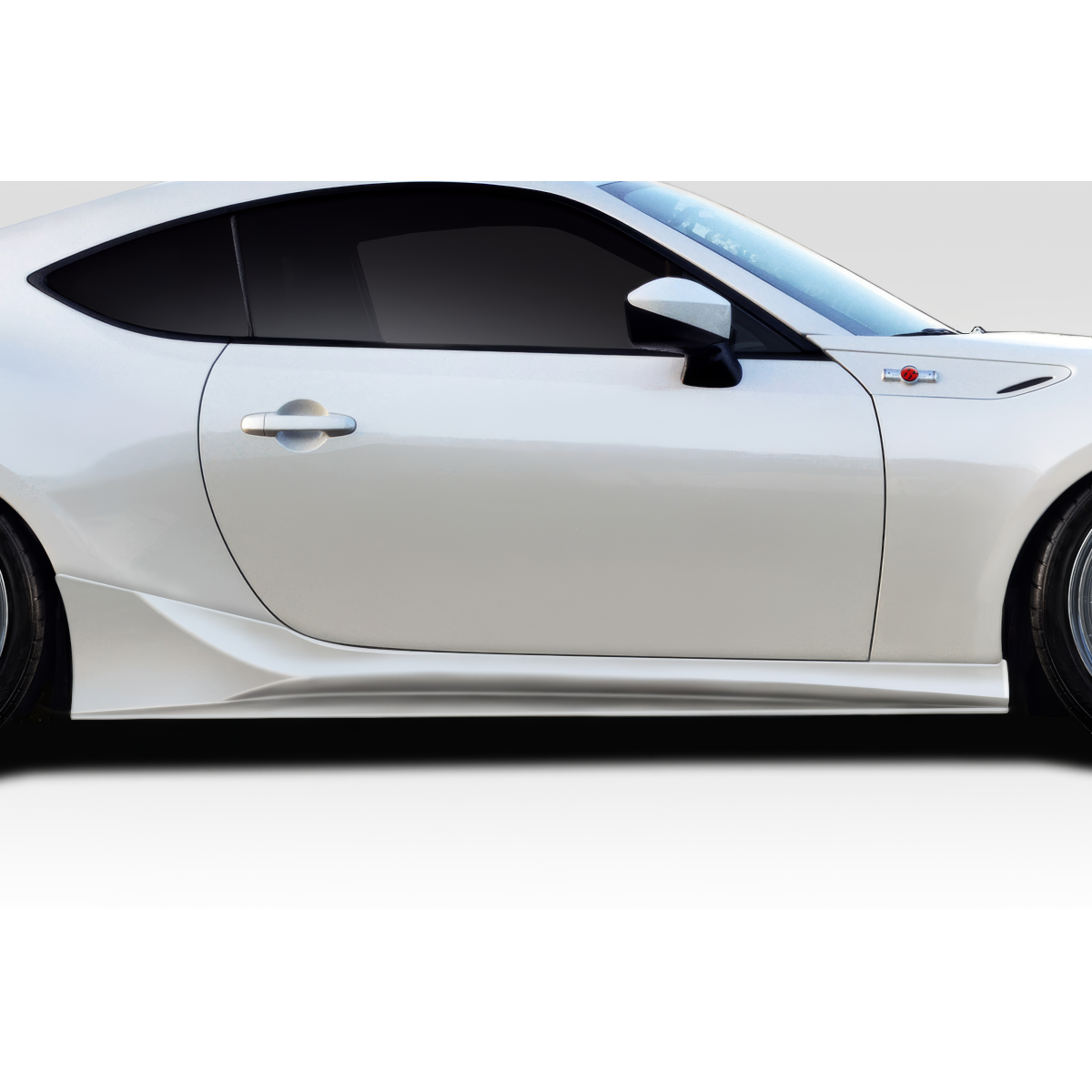 Modify your Subaru BRZ 2013 with our Exterior/Side Skirts - Side view of vehicle showing side skirt detail