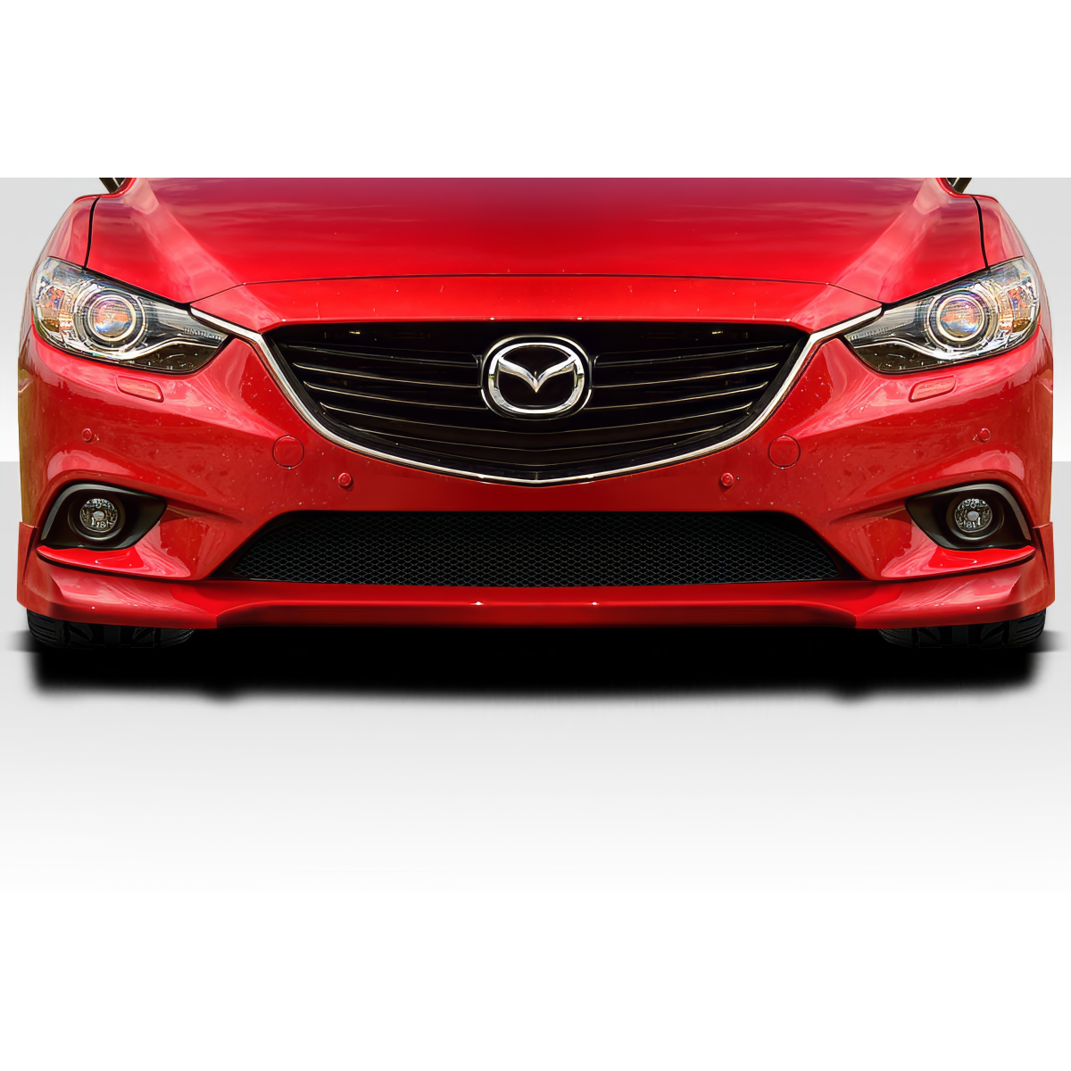 Modify your Mazda 6 2014 with our Exterior/Front Bumpers or Lips - Front view angle of vehicle part