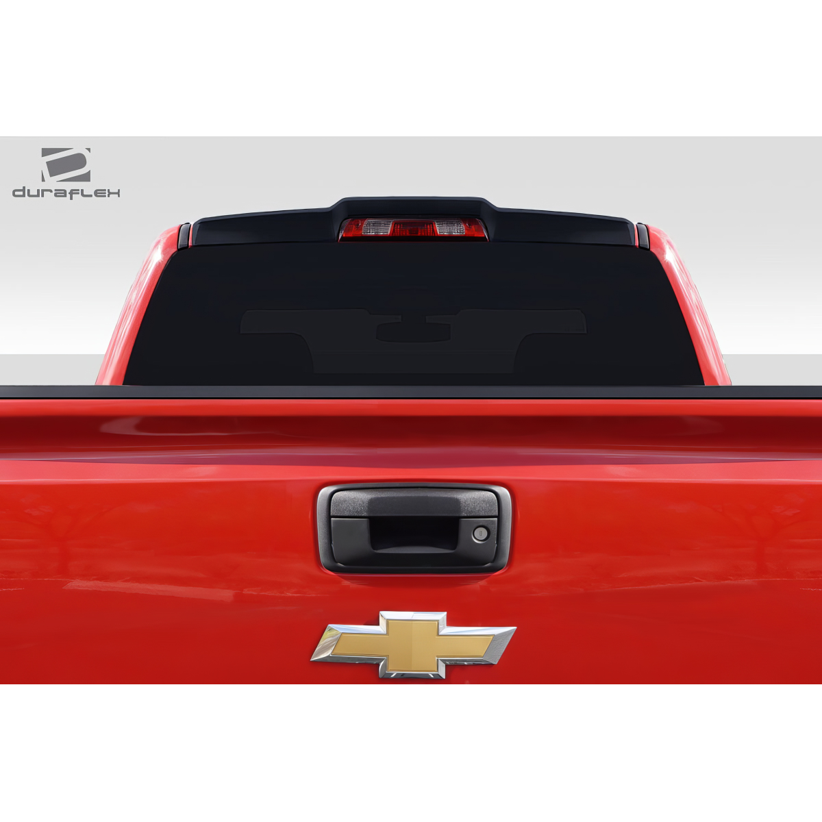 Modify your Chevrolet Silverado 2014 with our Exterior/Wings - Rear view at a slight upward angle